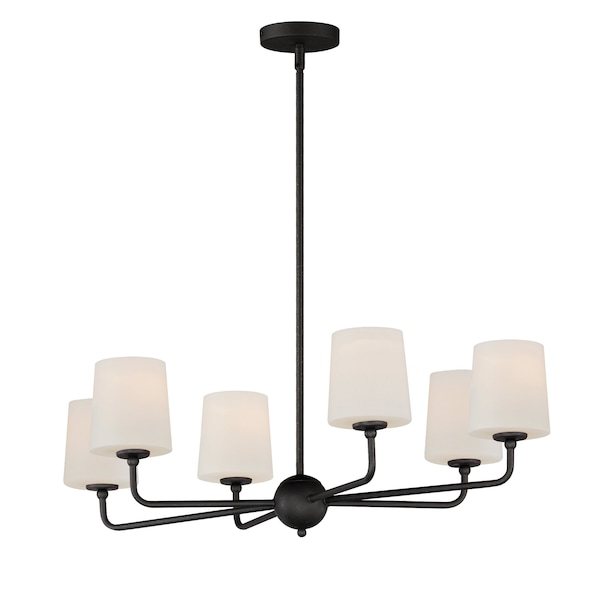 Maxim Lighting Bristol 6-Light Chandelier 12096SWAR - main